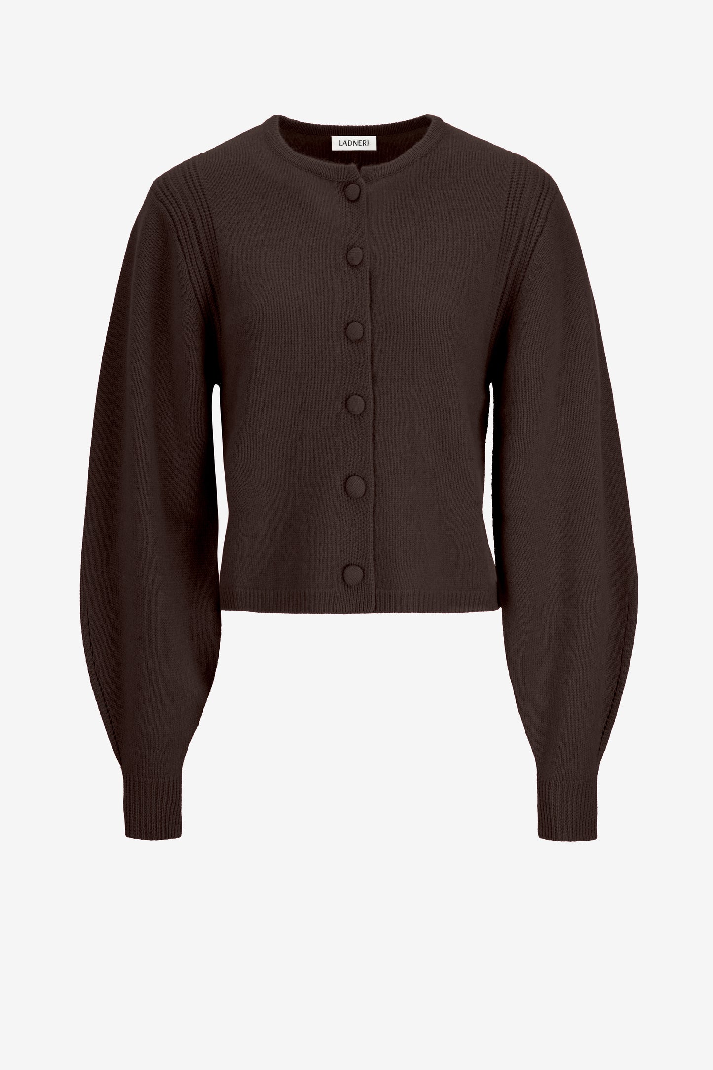 Cardigan Nala in Cacao Noir Ladneri