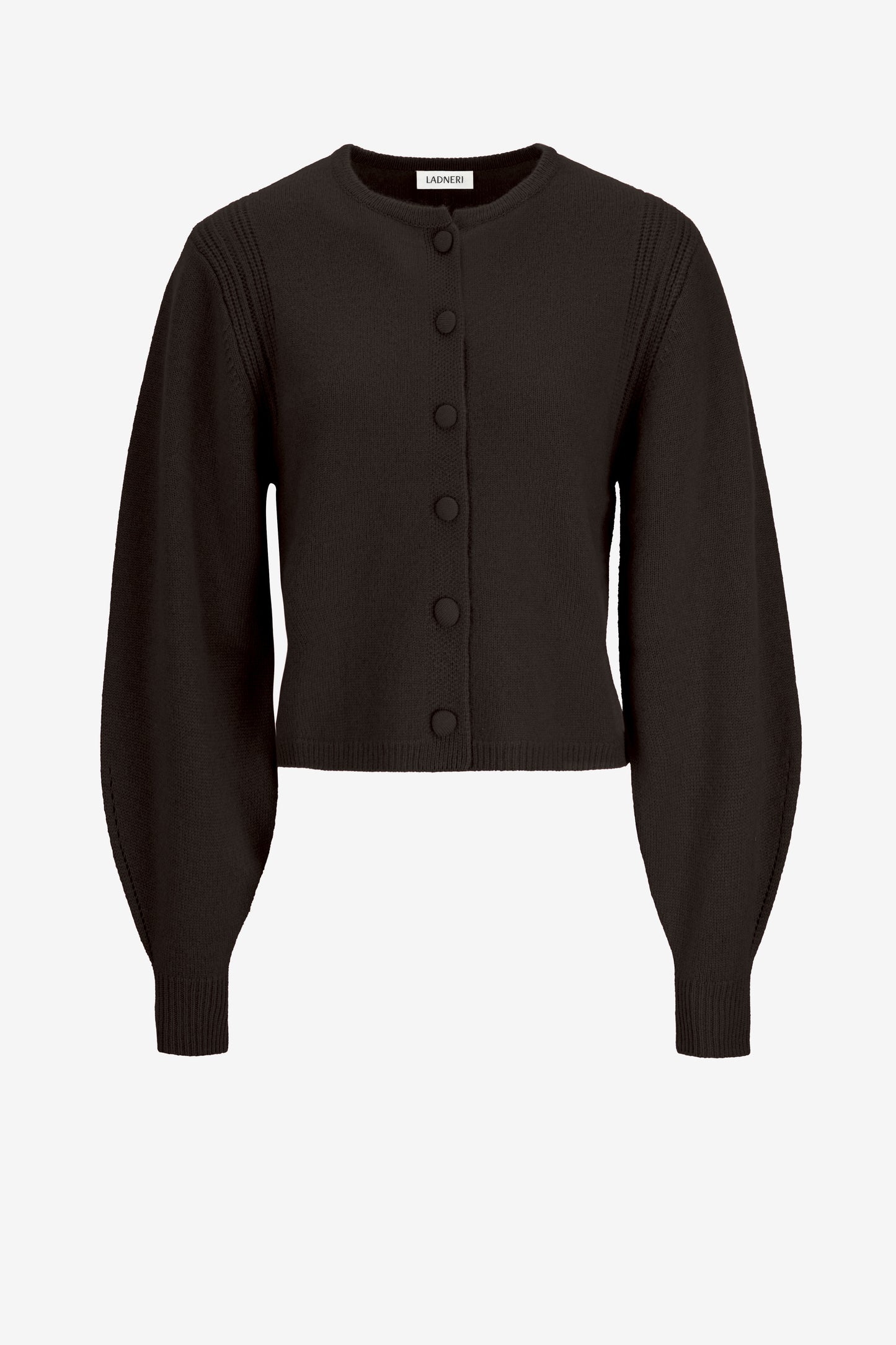 Cardigan Nala in Cacao Noir Ladneri