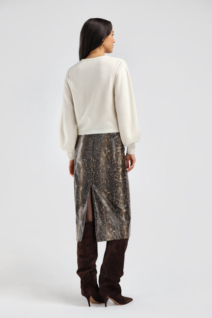 Nala Cardigan in CreamLadneri - Anita Hass