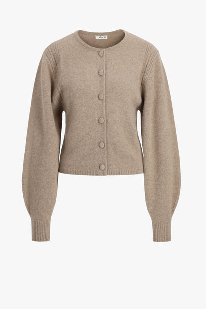 Nala Cardigan in Warm Taupe – Ladneri 