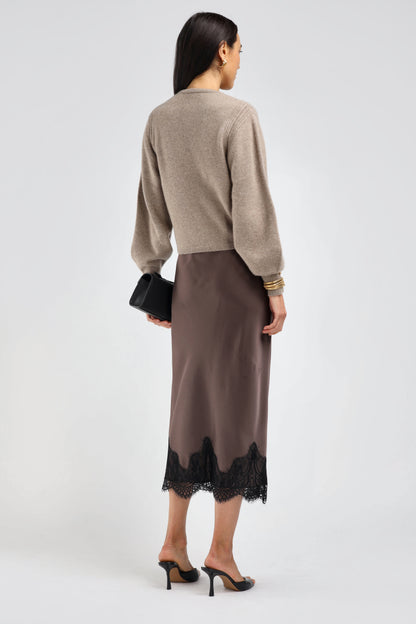 Nala Cardigan in Warm Taupe – Ladneri