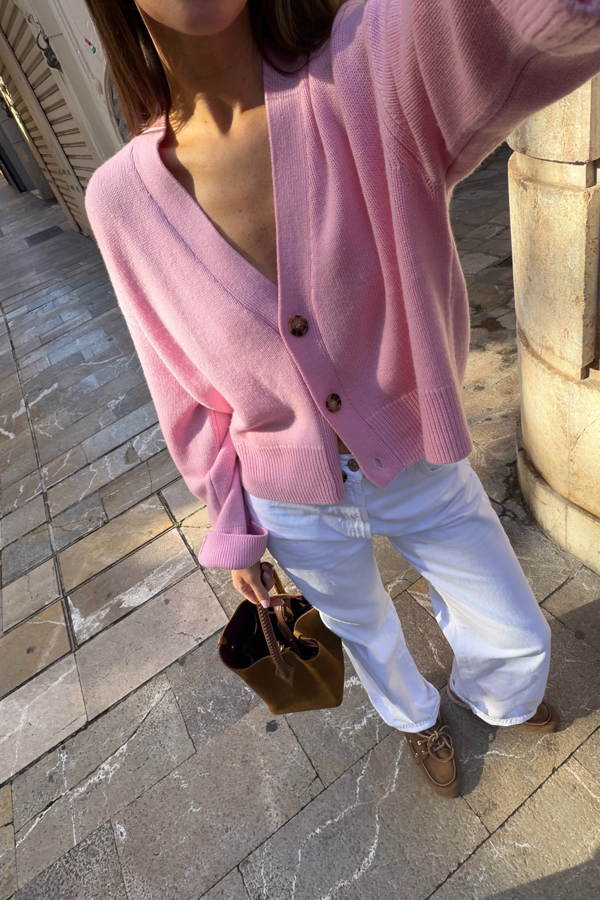 Palais Cardigan in Vintage Rose – Ladneri 