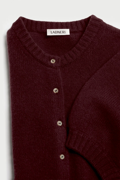 Cardigan Poupette in Rouge Ladneri