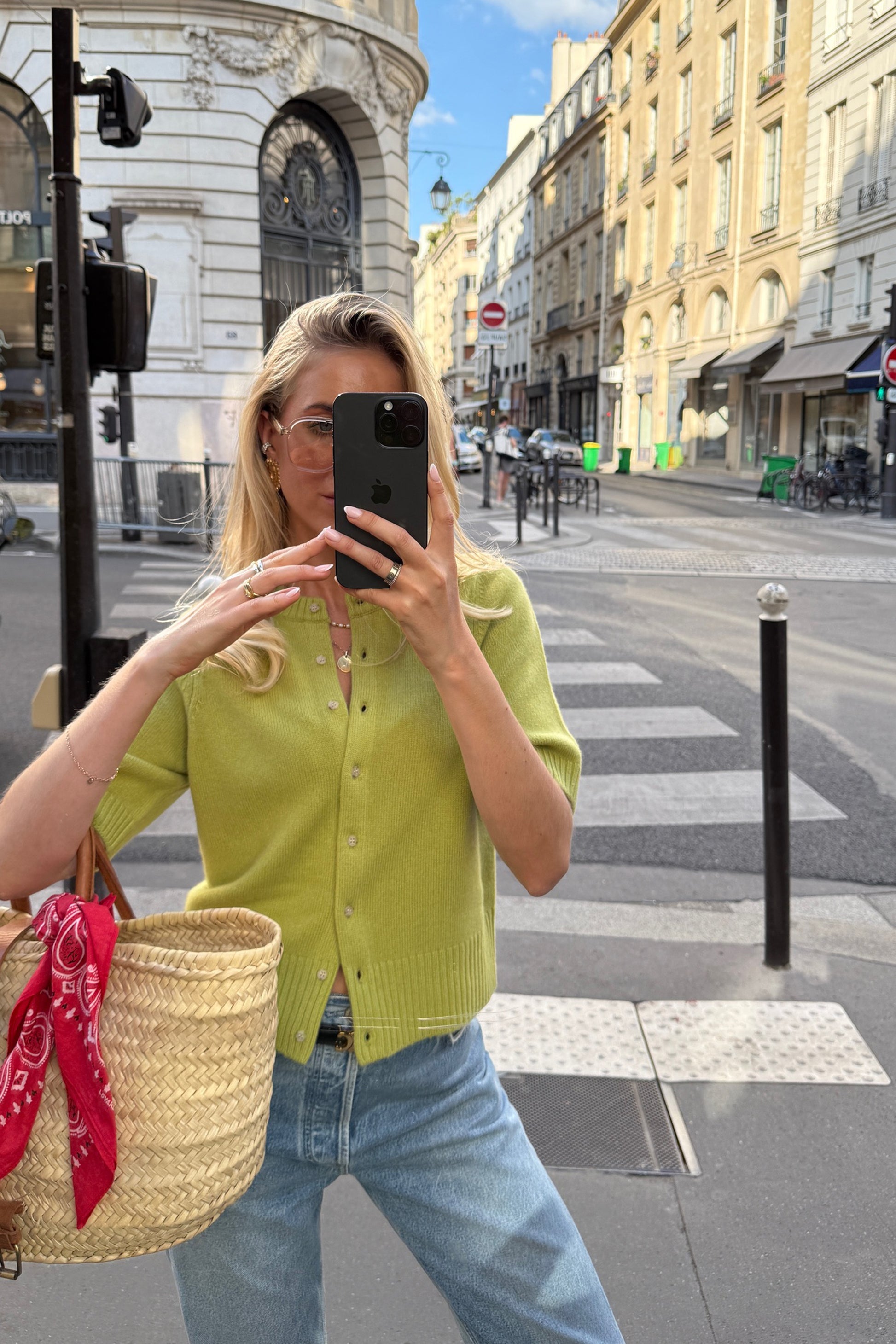 Poupette Soleil Cardigan in MatchaLadneri - Anita Hass
