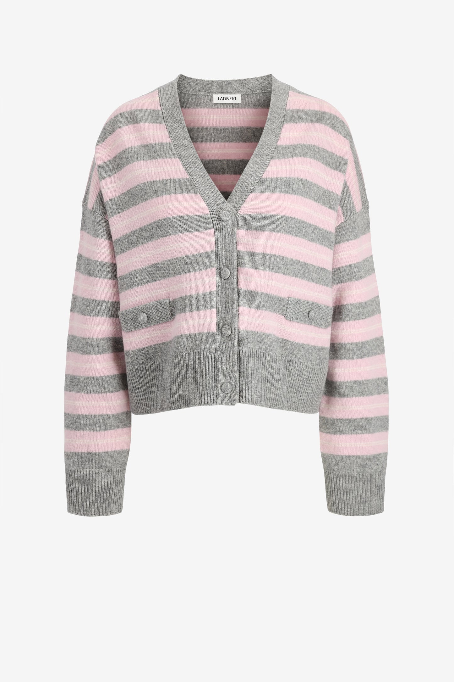 Cardigan Ramatuelle in Pink Striped Ladneri