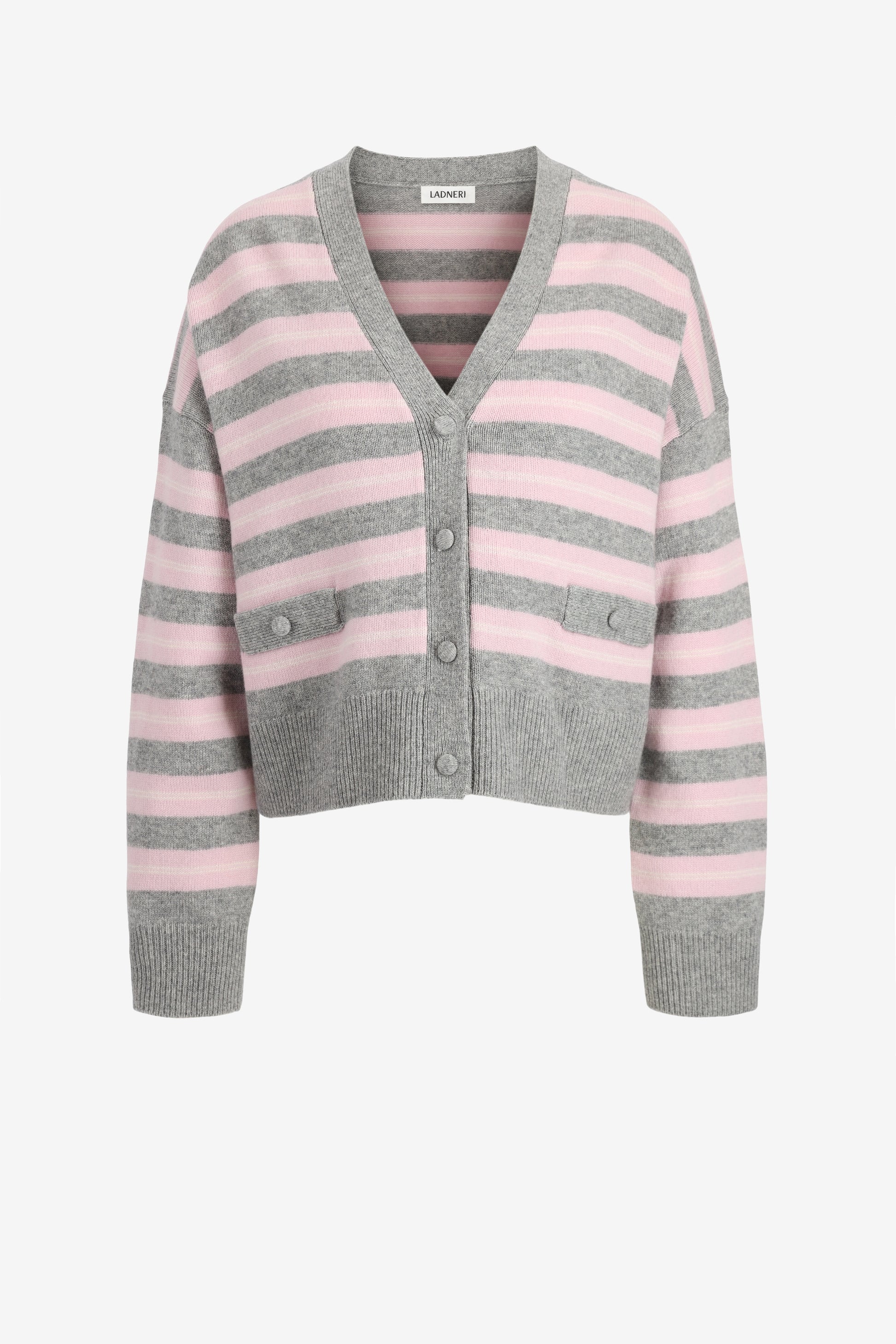 Cardigan Ramatuelle in Pink Striped Ladneri