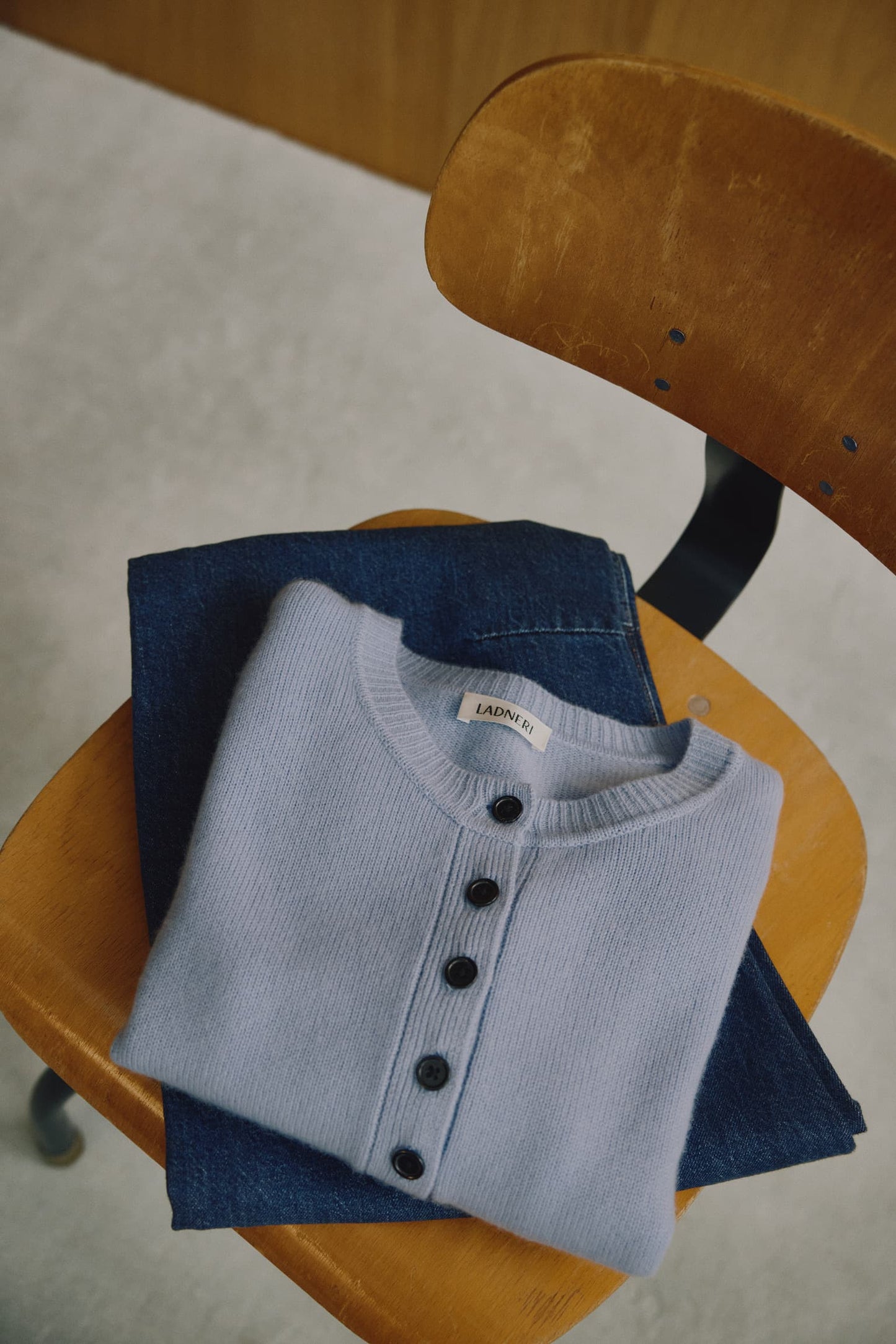 Cardigan Samine in Ice Blue Ladneri