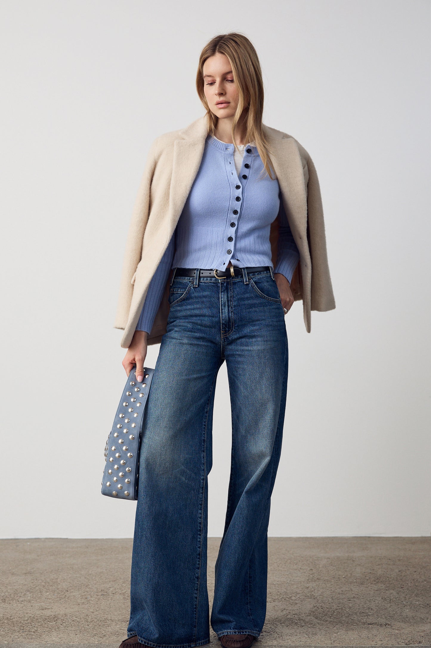 Cardigan Samine in Ice Blue Ladneri