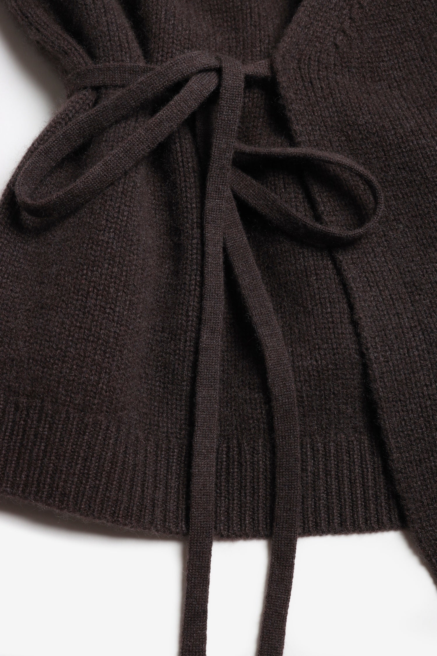 Cardigan Velluto in Cacao Noir Ladneri