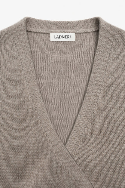 Cardigan Velluto in Golden Oat Ladneri