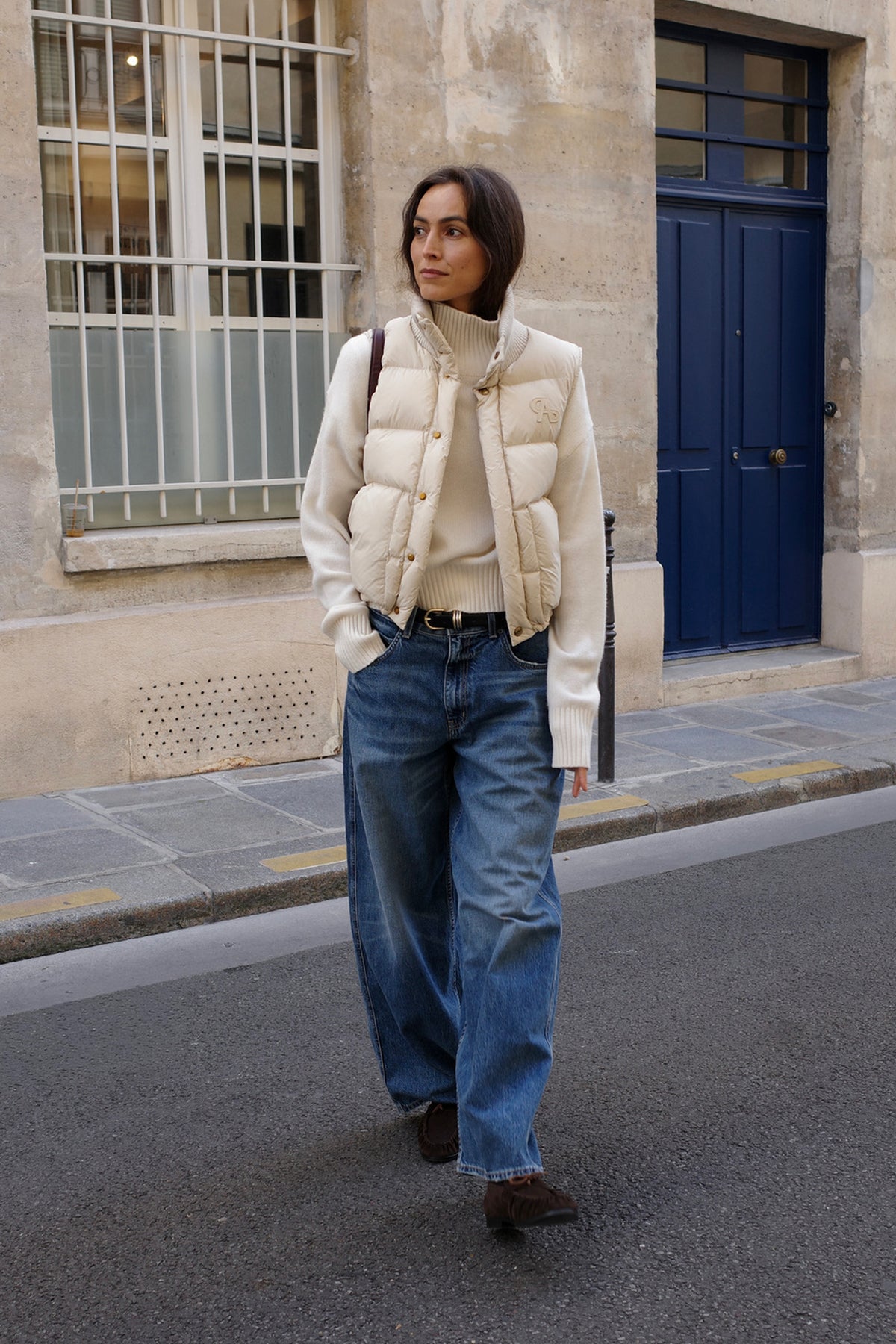 Daunenweste Auray in Cream Ladneri
