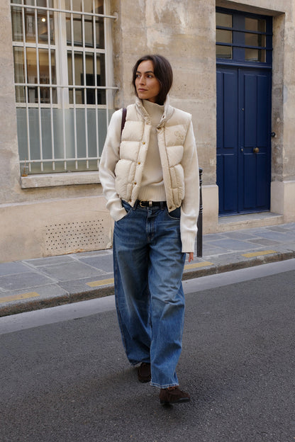 Daunenweste Auray in Cream Ladneri