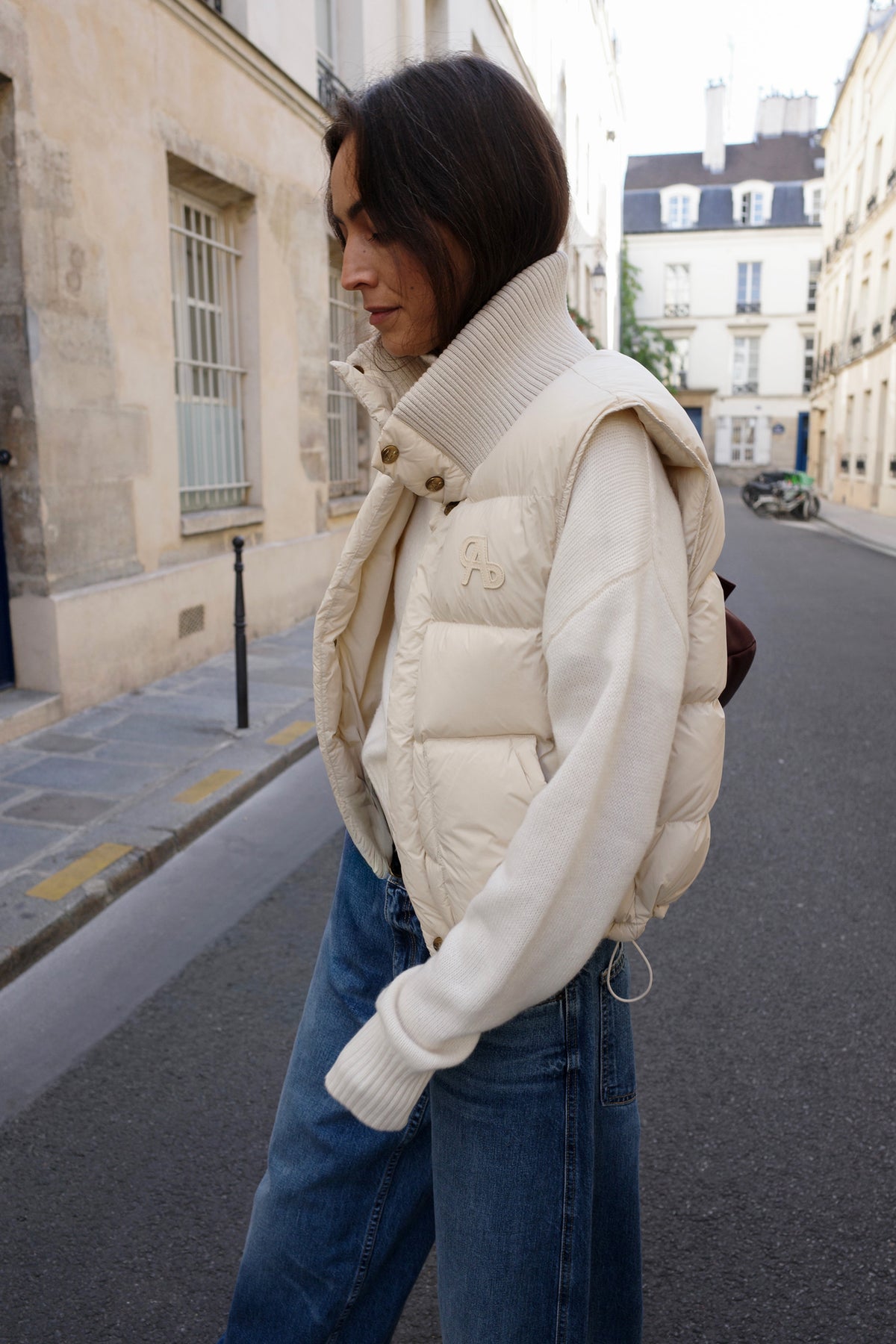 Daunenweste Auray in Cream Ladneri