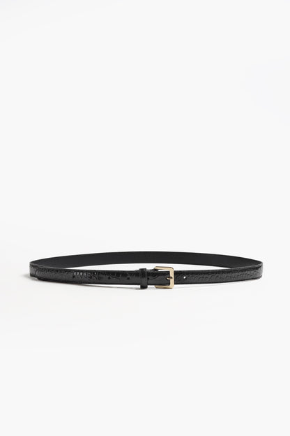Cintura Lorian in Black CrocoLadneri - Anita Hass