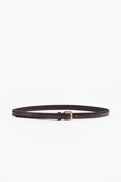 Cintura Lorian in Brown CrocoLadneri - Anita Hass