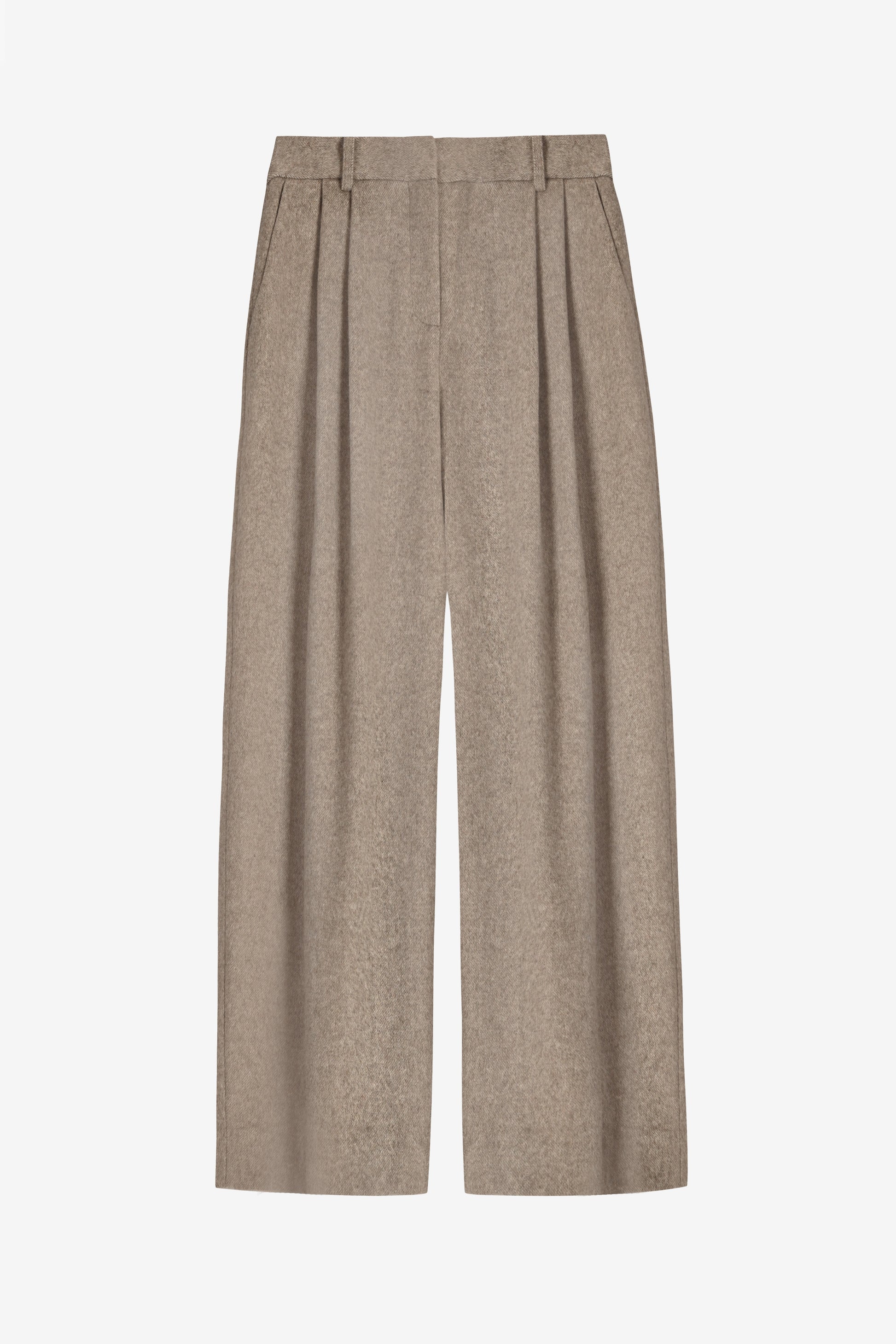Hose Barrel in Taupe Melange Ladneri