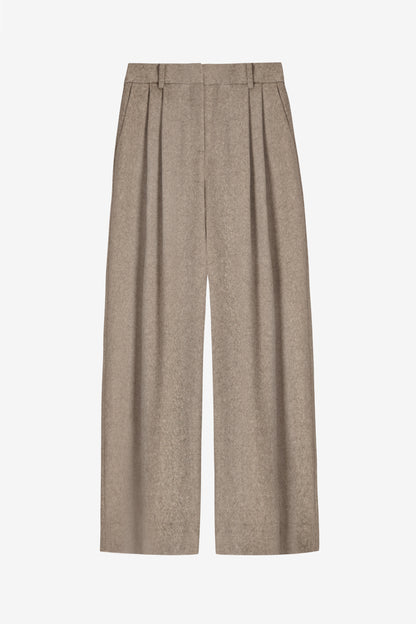 Hose Barrel in Taupe Melange Ladneri