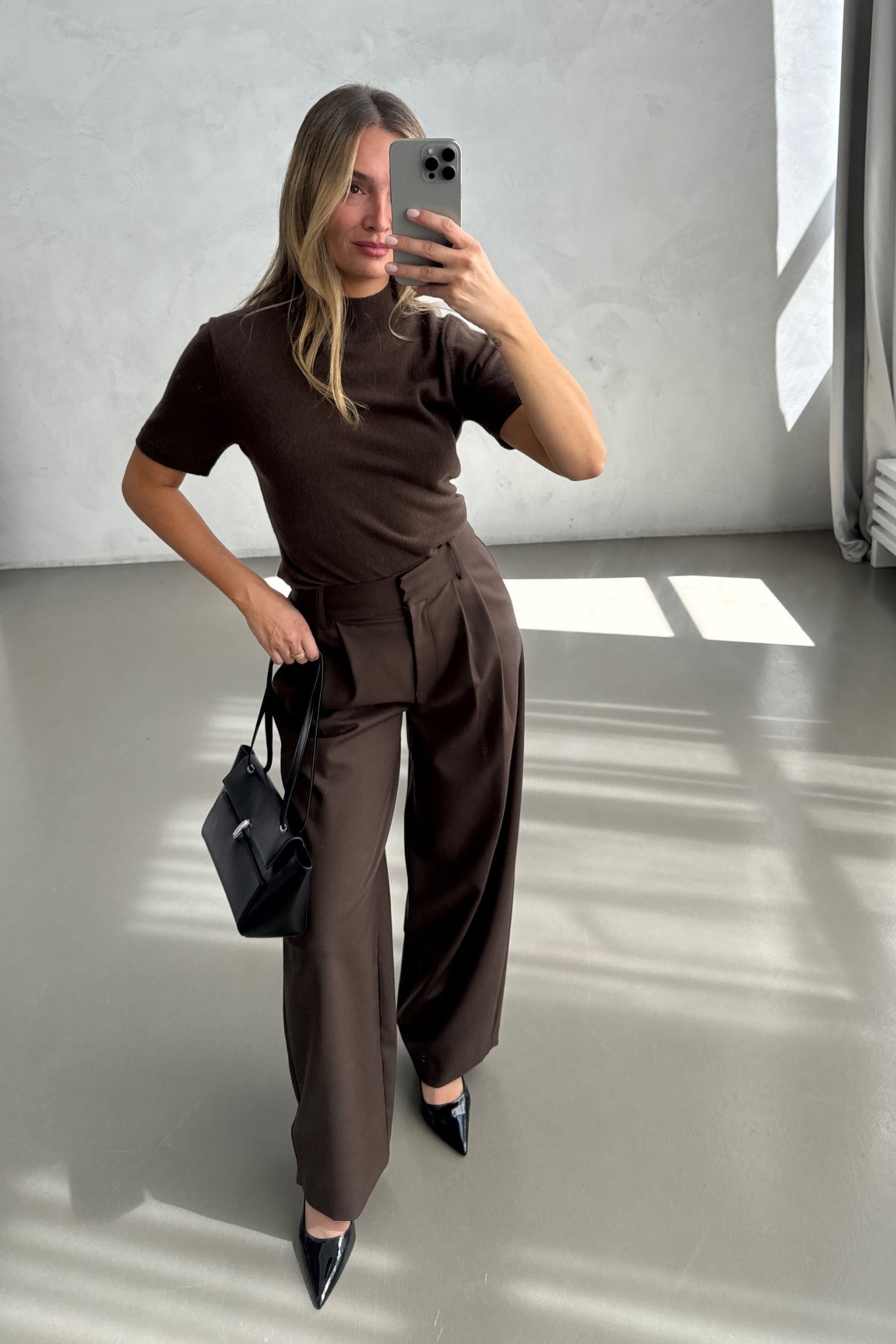 Hose Gallery in Dunkelbraun Ladneri