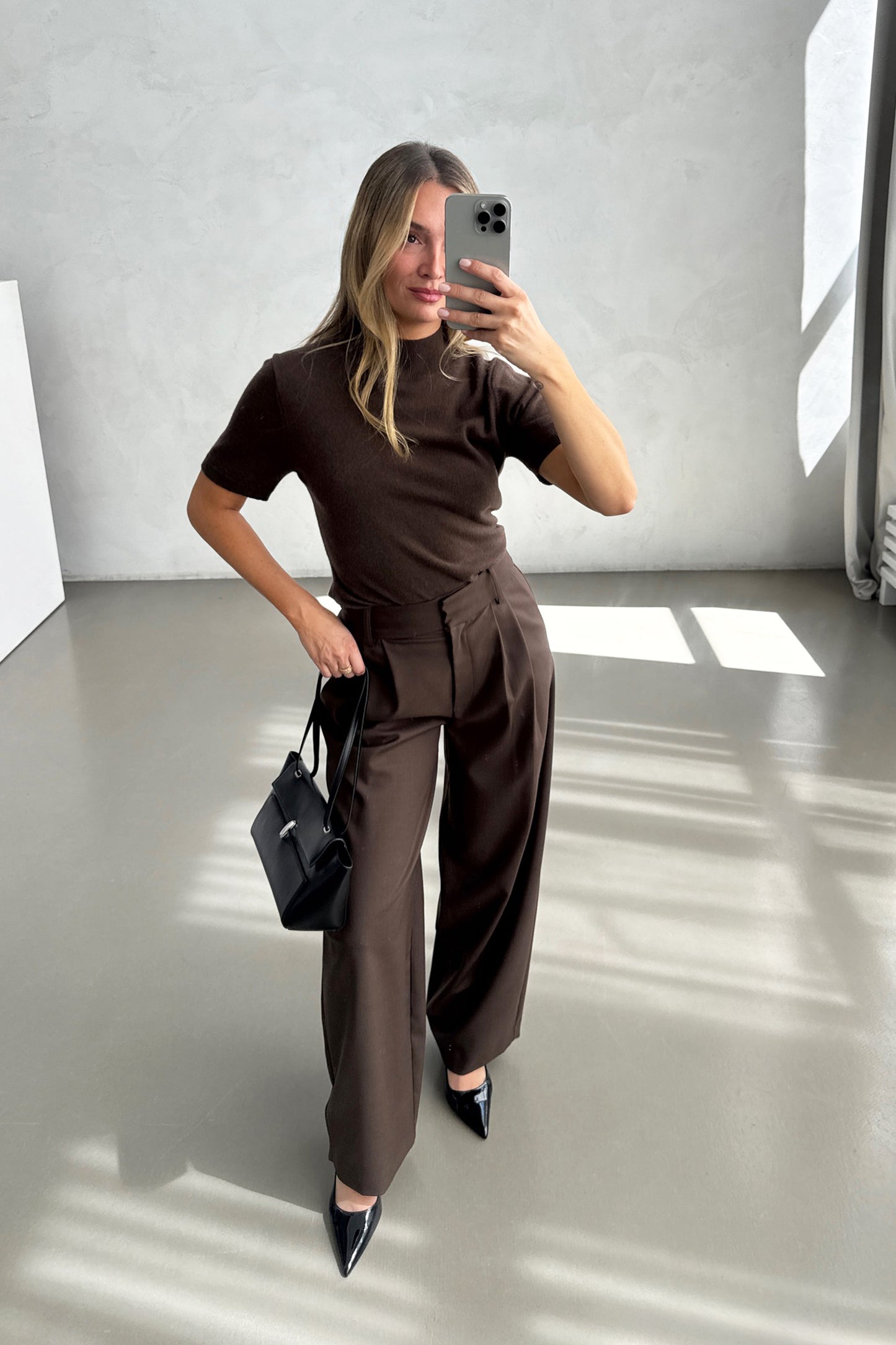 Hose Gallery in Dunkelbraun Ladneri