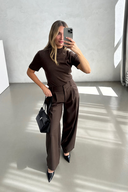 Hose Gallery in Dunkelbraun Ladneri