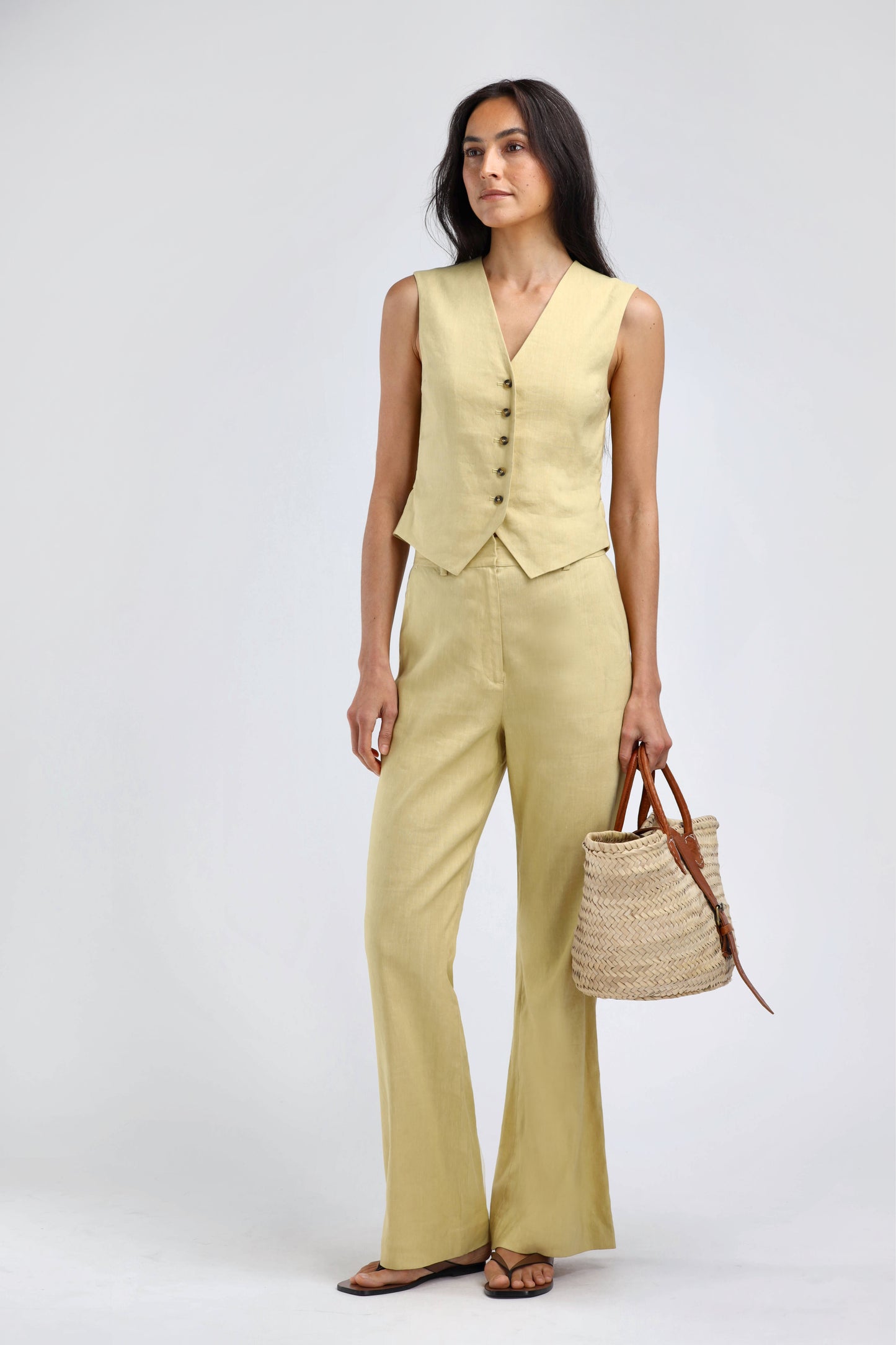 Pantaloni Lydie in Cocoon – Ladneri 