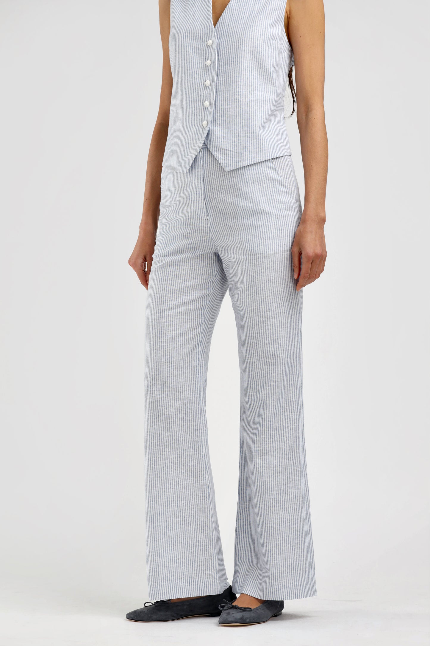 Lydie Pants in Light Blue/White – Ladneri 