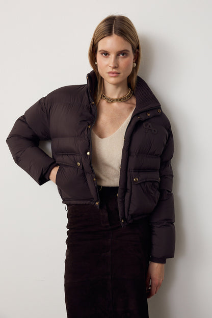 Jacke Numa in Dunkelbraun Ladneri