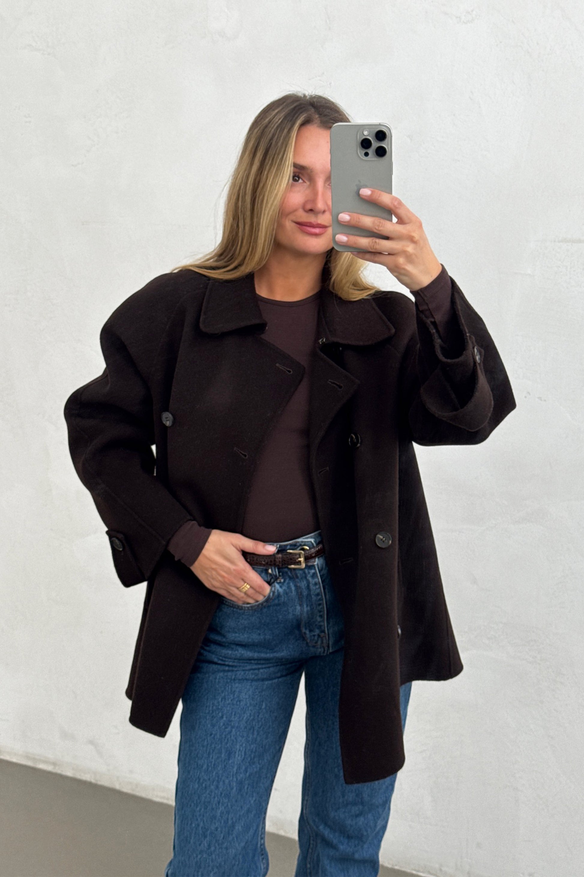 Jacke Sofia in Dark Walnut Ladneri