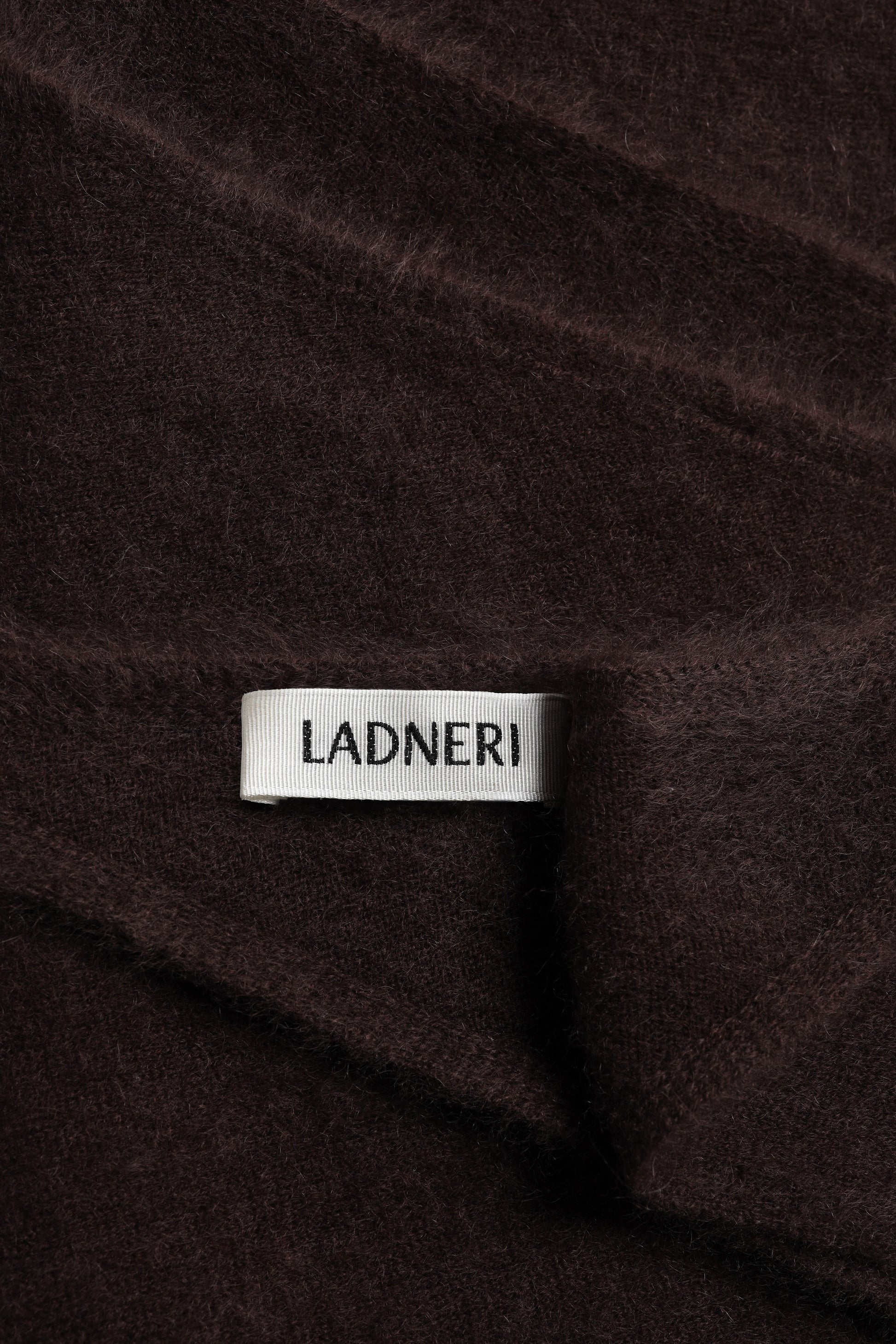 Kaschmirschal Paxa in Brown Brushed Ladneri