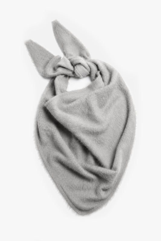 Cashmere Scarf in Grey Brushed