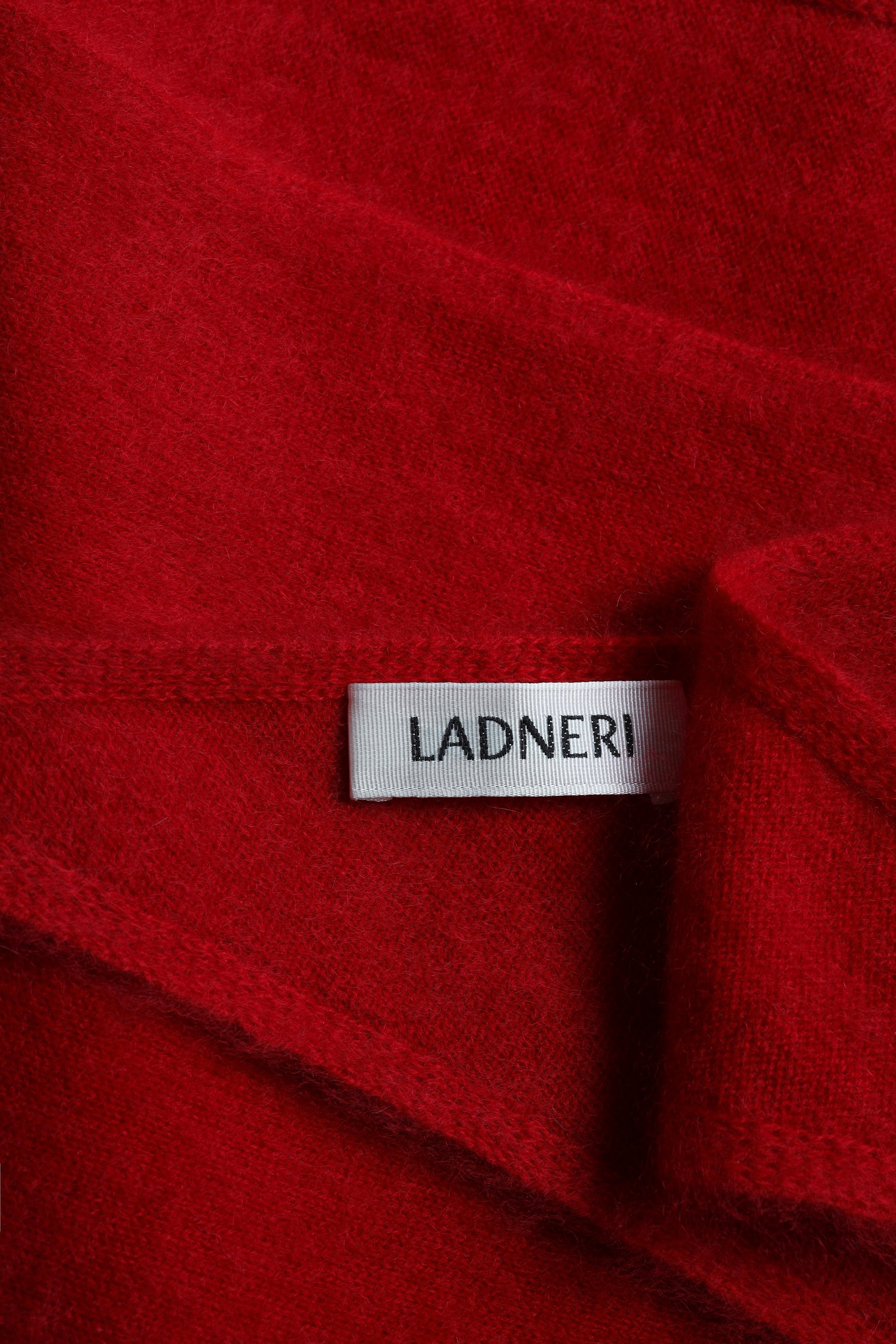 Kaschmirschal Paxa in Red Brushed Ladneri