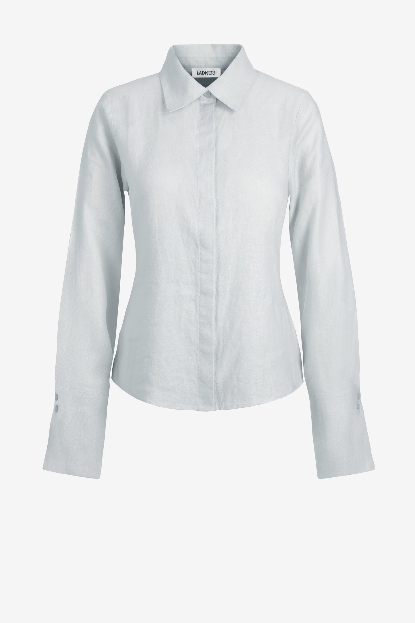 Leinenbluse Hedi in Hellblau Ladneri