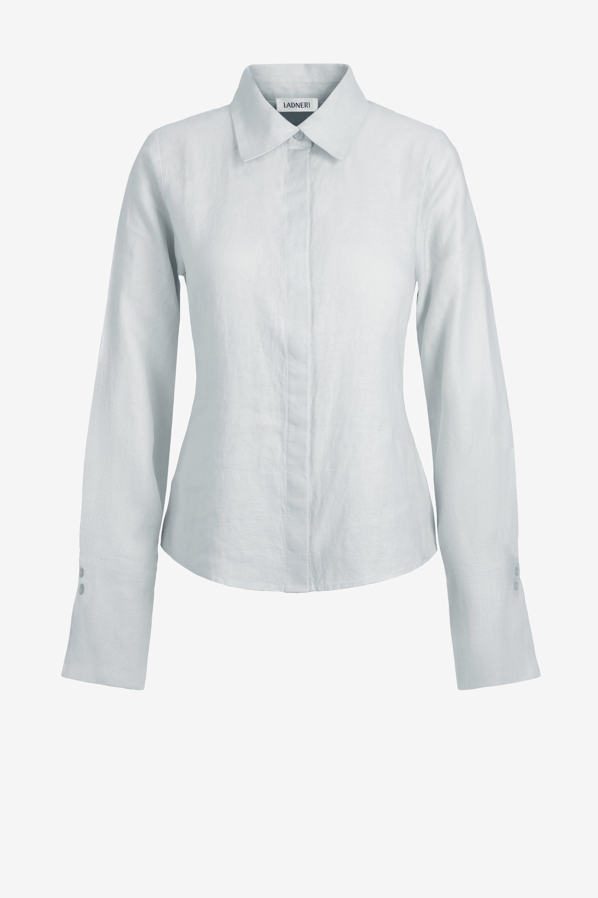 Leinenbluse Hedi in Hellblau Ladneri