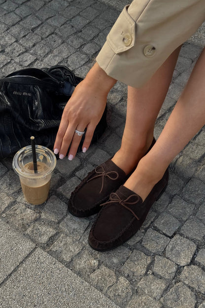 Luna Loafers in Dark Brown by Ladneri - Anita Hass