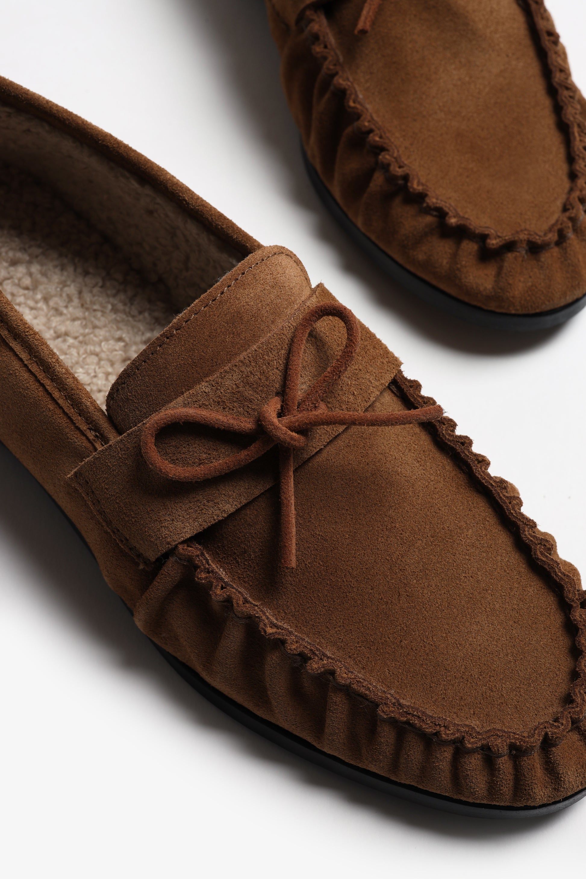 Loafer Luna Teddy in Camel Ladneri