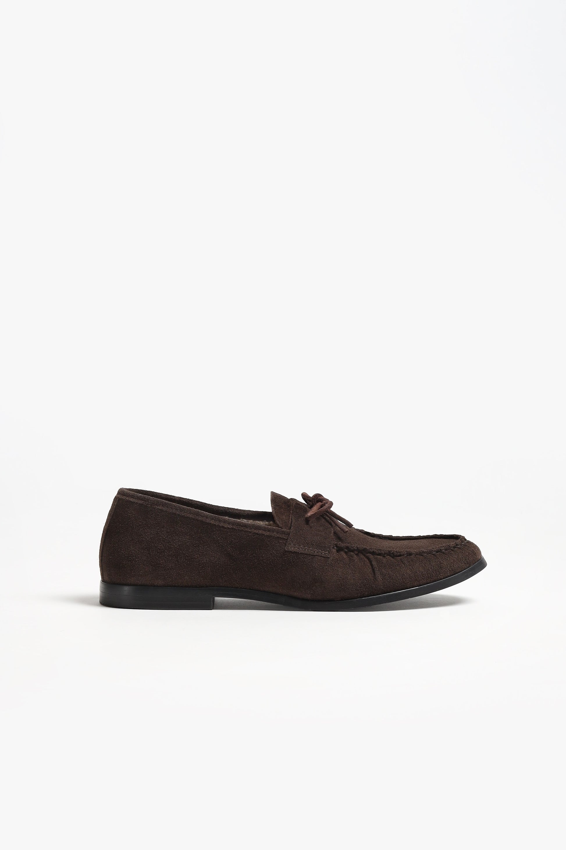 Loafer Luna Teddy in Dunkelbraun Ladneri