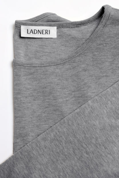 Longsleeve Chiara in Hellgrau Ladneri