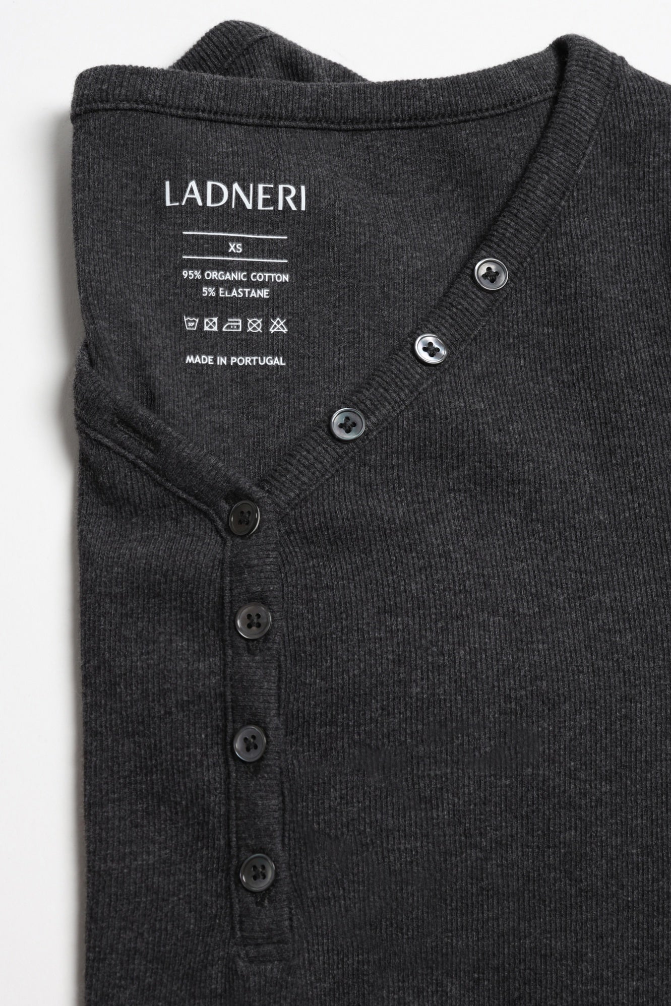 Longsleeve Greta in Graphite Melange Ladneri