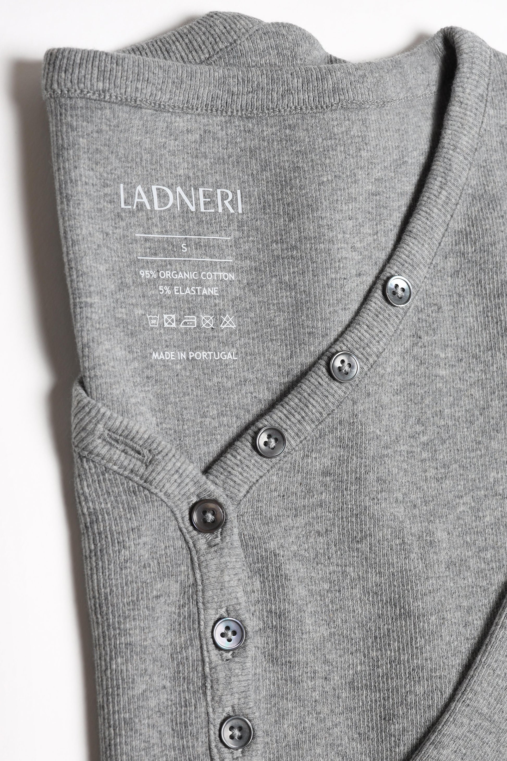 Longsleeve Greta in Grau Melange Ladneri