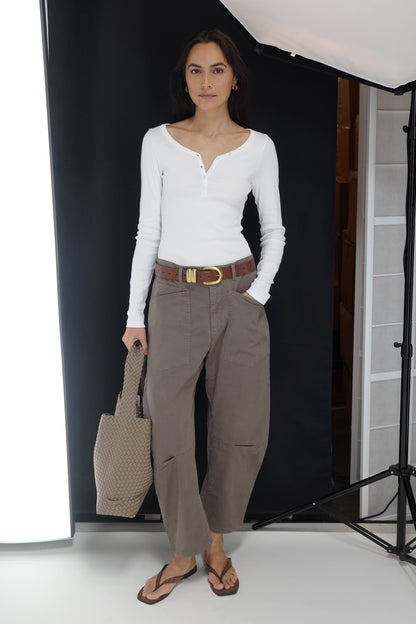 Greta Long-Sleeve Shirt in White by Ladneri - Anita Hass