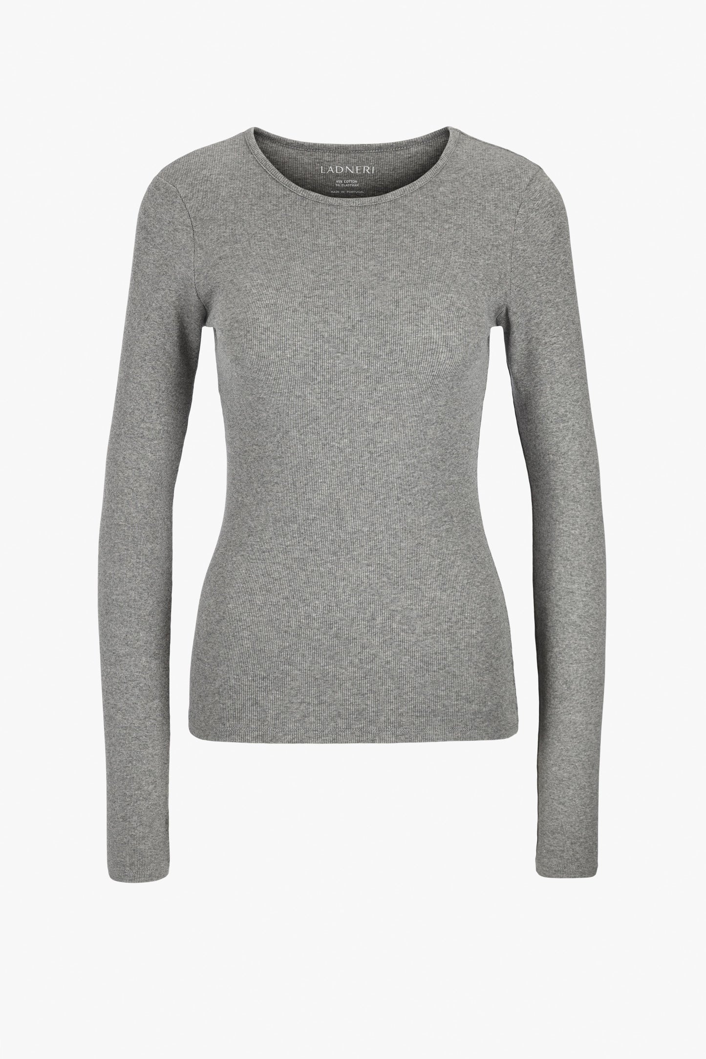 Long-Sleeve Line in Gray Melange by Ladneri - Anita Hass