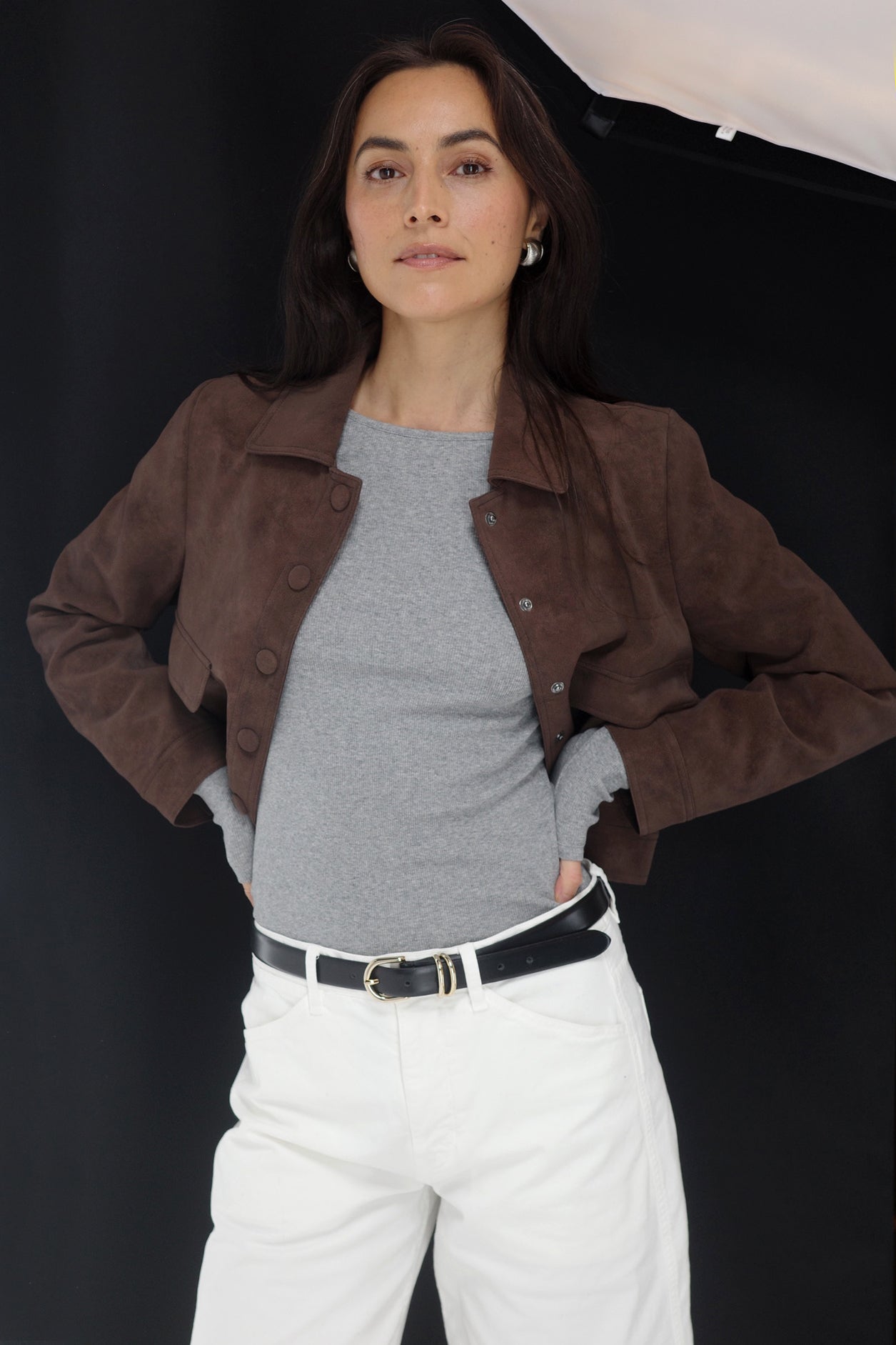 Long-Sleeve Line in Gray Melange by Ladneri - Anita Hass