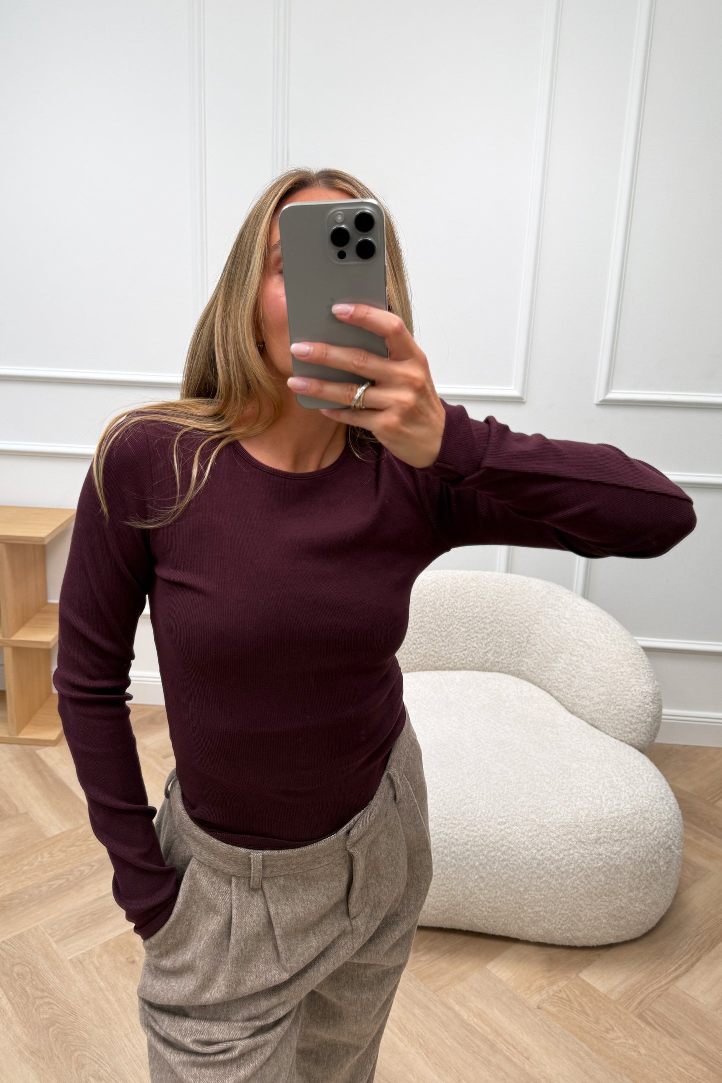 Longsleeve Line in Winetasting Ladneri