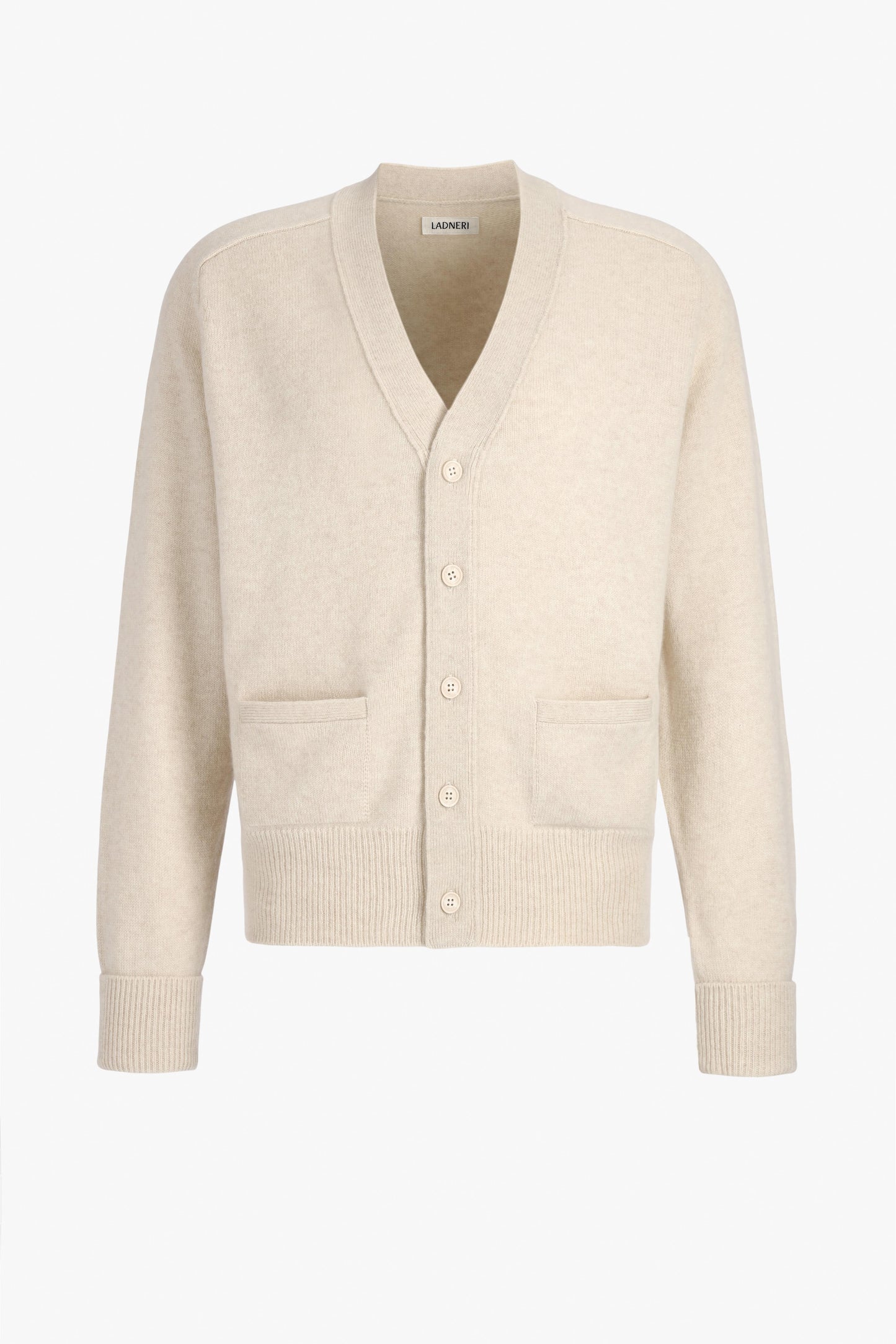 Cardigan Jimmy, couleur crème chiné, Ladneri Men - Anita Hass