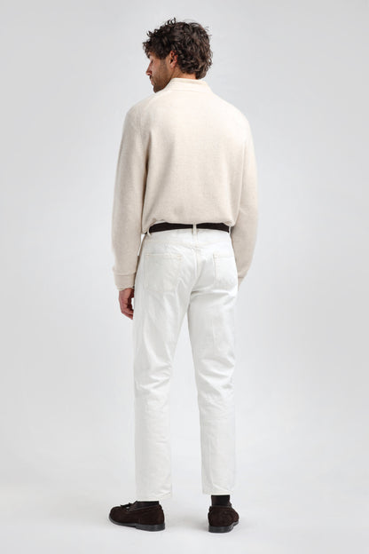 Cardigan Jimmy, couleur crème chiné, Ladneri Men - Anita Hass