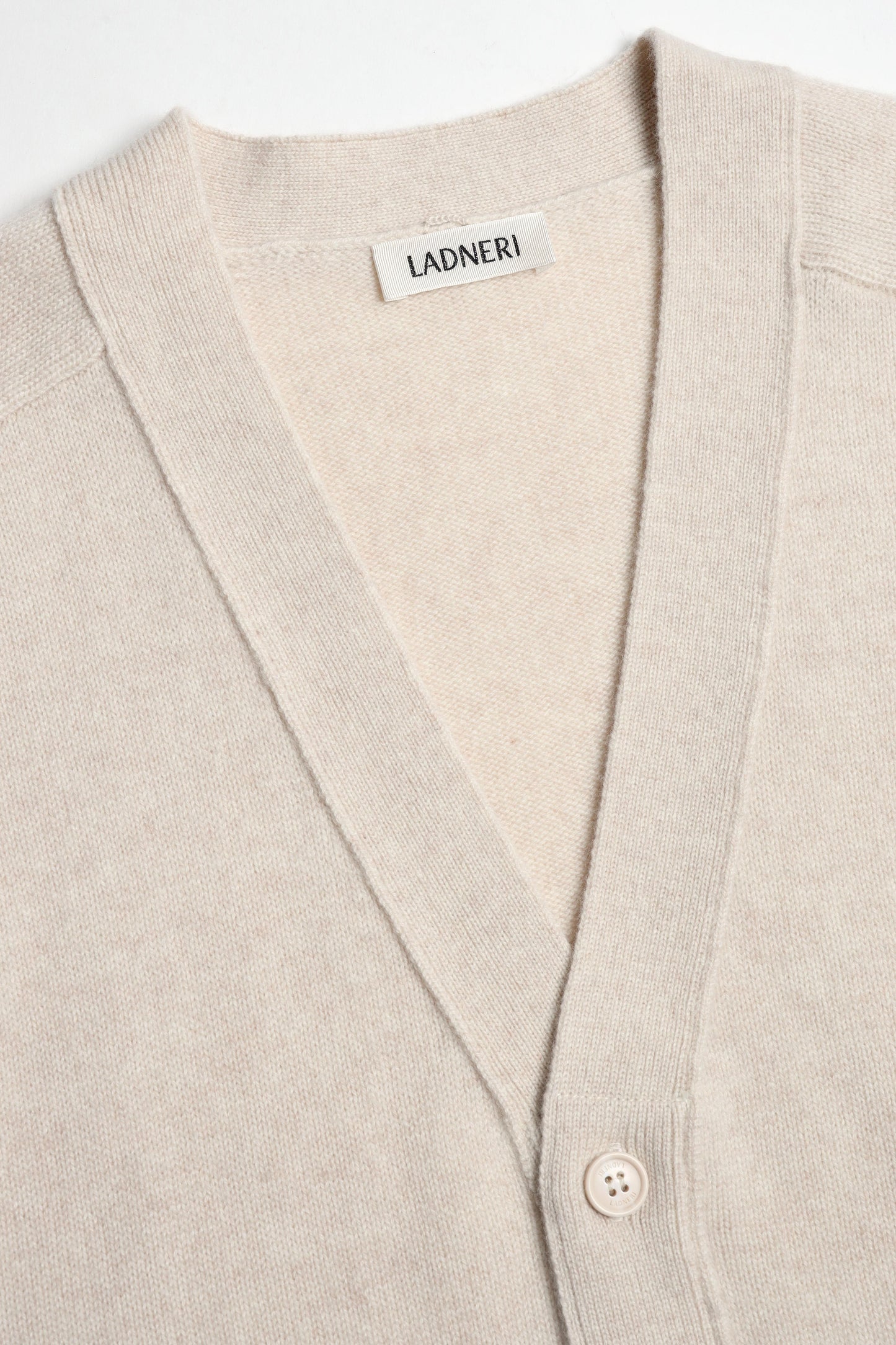 Cardigan Jimmy, couleur crème chiné, Ladneri Men - Anita Hass