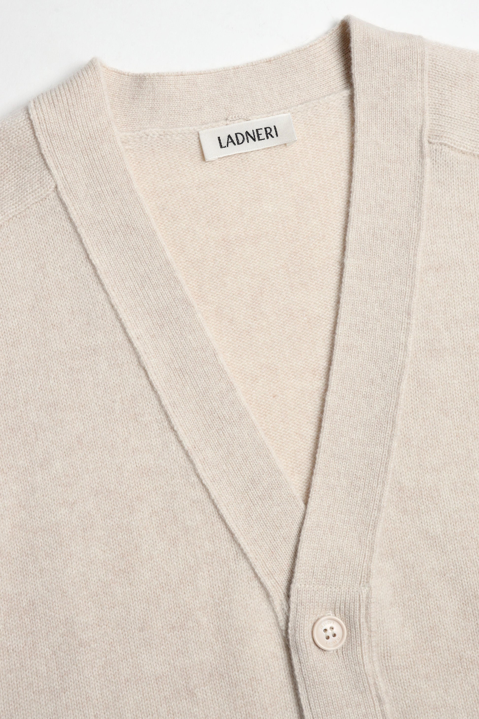 Cardigan Jimmy, couleur crème chiné, Ladneri Men - Anita Hass