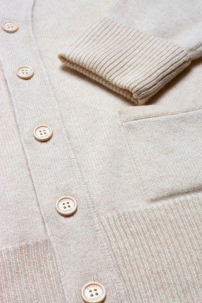 Cardigan Jimmy, couleur crème chiné, Ladneri Men - Anita Hass