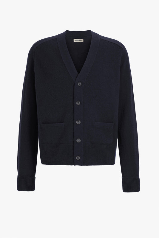 ネイビーのカーディガン「ジミー」Ladneri Men - アニタ・ハス