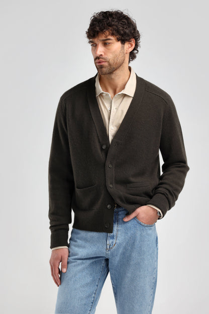Jimmy Cardigan in Olive, Ladneri Men - Anita Hass